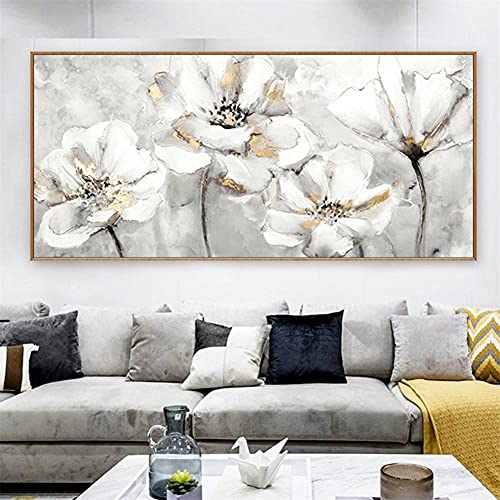 SHUIYAZI DIY 5D Diamond Painting Bilder Set Full Groß Diamant Painting Vollbohrer Kit Erwachsene Kinder Strass Stickerei Kreuzstich Arts Craft Malerei zubehör für Home Wand Decor(Weiße Blume),30x60cm SHUIYAZI DIY 5D Diamond Painting Bilder Set Full Groß Diamant Painting Vollbohrer Kit Erwachsene Kinder Strass Stickerei Kreuzstich Arts Craft Malerei zubehör für Home Wand Decor(Weiße Blume),30x60cm von SHUIYAZI