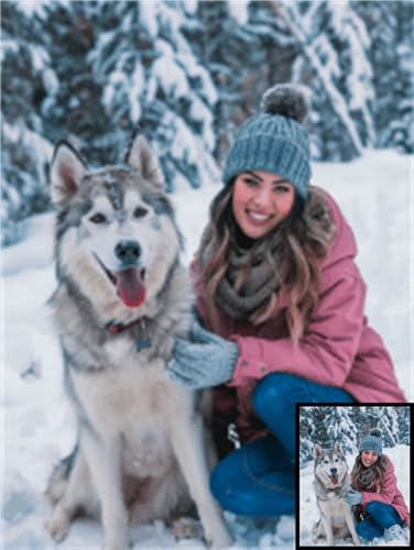 SHUIYAZI Personalisiertes Diamond Painting - Eigenes Foto 5D Selbst Gestalten DIY Set für Erwachsene - Private Custom Full Bild Home Decor, 50x70cm C-22 von SHUIYAZI