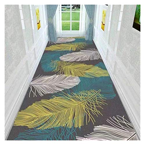 Läuferteppiche, Korridor-Teppich, rutschfester Teppich, modern, große Qualität, kann geschnitten werden, rutschfest, Flur, Boden, Langläufer, Teppich, anpassbar (Farbe: B, Größe: 0,6 x 1 m) von SHUKUILIUDT