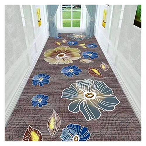 Läuferteppiche, Korridor-Teppich, rutschfester Teppich, modern, große Qualität, kann geschnitten werden, rutschfest, Flur, Boden, langer Läufer, Teppich, anpassbar (Farbe: C, Größe: 1,1 x 1 m) von SHUKUILIUDT