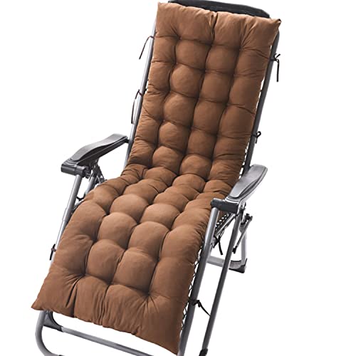 Liegestuhl Baumwolle Sitzkissen, Hochlehner Polster Auflage, Gartenstuhl Auflage Relaxsessel Sitzpolster, Nicht leicht zu verformen,Weich und bequem Lounger Cushion für Liege Gartenmöbel Patio ( Farbe von SHULEI