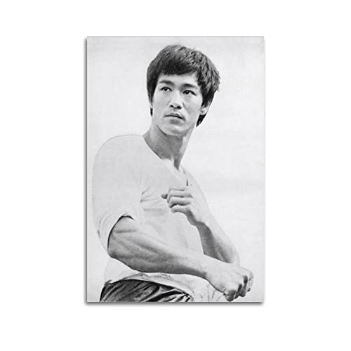 Bruce Lee Star Leinwand Kunst Poster Und Wandkunst Bilddruck Moderne Familienzimmer Dekor 24x36inch(60x90cm) von SHUPSY