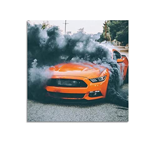Car Poster Mustang I Leinwand Kunst Poster Und Wandkunst Bilddruck Moderne Familienzimmer Dekor 12x12inch(30x30cm) von SHUPSY