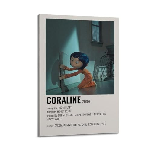 Coraline And The Secret Door Minimalist Classics Art Leinwand Kunst Poster Und Wandkunst Bilddruck Moderne Familienzimmer Dekor 12x18inch(30x45cm) von SHUPSY