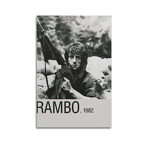 First Blood Rambo Actor Leinwand Kunst Poster Und Wandkunst Bilddruck Moderne Familienzimmer Dekor 24x36inch(60x90cm) von SHUPSY