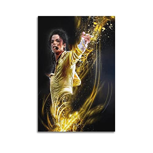 Michael Jackson Singer Fan Art Leinwand Kunst Poster Und Wandkunst Bilddruck Moderne Familienzimmer Dekor 24x36inch(60x90cm) von SHUPSY
