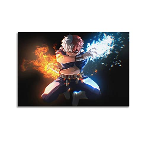 My Hero Academia Anime Role Todoroki Shoto Leinwand Kunst Poster Und Wandkunst Bilddruck Moderne Familienzimmer Dekor 24x36inch(60x90cm) von SHUPSY