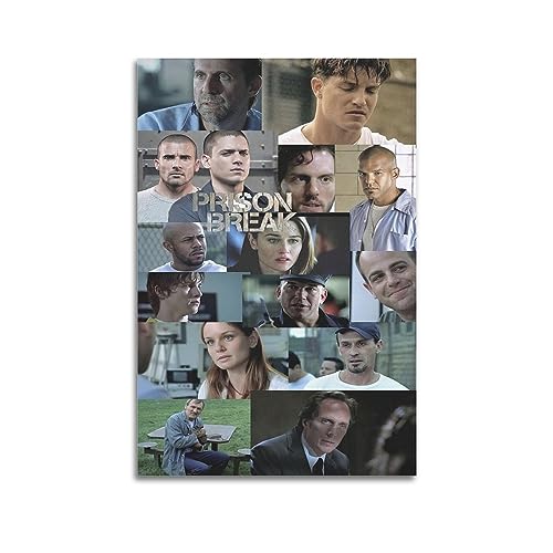 Prison Break Collection Leinwand Kunst Poster Und Wandkunst Bilddruck Moderne Familienzimmer Dekor 16x24inch(40x60cm) von SHUPSY