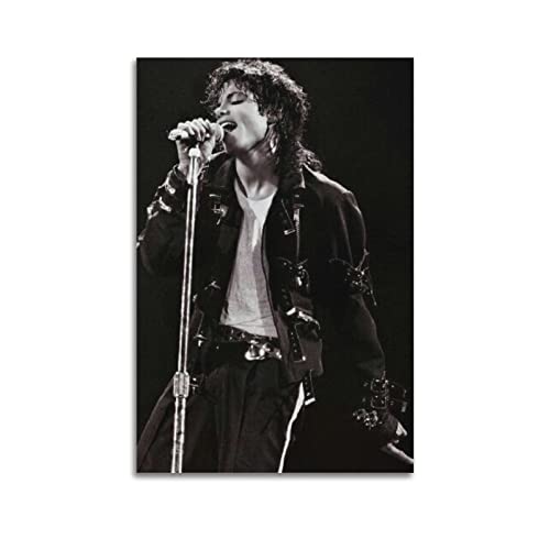 SHUPSY Michael Jackson Black And White Art - 副本 Poster Dekorative Malerei Leinwand Wandkunst Wohnzimmer Poster Schlafzimmer Malerei 12x18inch(30x45cm) von SHUPSY
