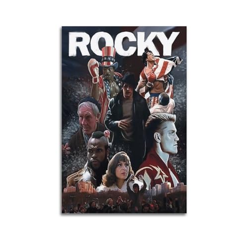 SHUPSY Rocky Balboa Characters Art Poster Dekorative Malerei Leinwand Wandkunst Wohnzimmer Poster Schlafzimmer Malerei 20x30inch(50x75cm) von SHUPSY