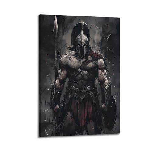 SHUPSY Spartan Art Poster Dekorative Malerei Leinwand Wandkunst Wohnzimmer Poster Schlafzimmer Malerei 16x24inch(40x60cm) von SHUPSY