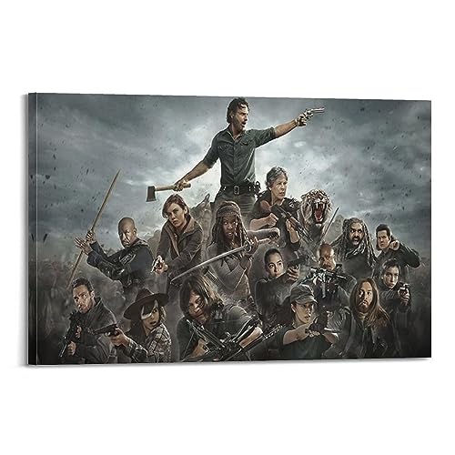 SHUPSY The Walking Dead Performer Collective Poster Dekorative Malerei Leinwand Wandkunst Wohnzimmer Poster Schlafzimmer Malerei 16x24inch(40x60cm) von SHUPSY