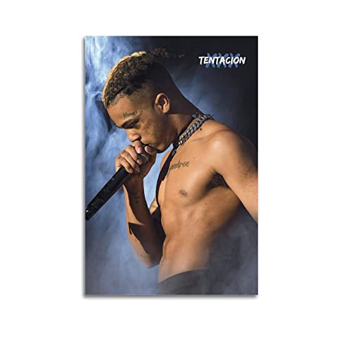 Xxxtentacion Rapper Art Leinwand Kunst Poster Und Wandkunst Bilddruck Moderne Familienzimmer Dekor 08x12inch(20x30cm) von SHUPSY