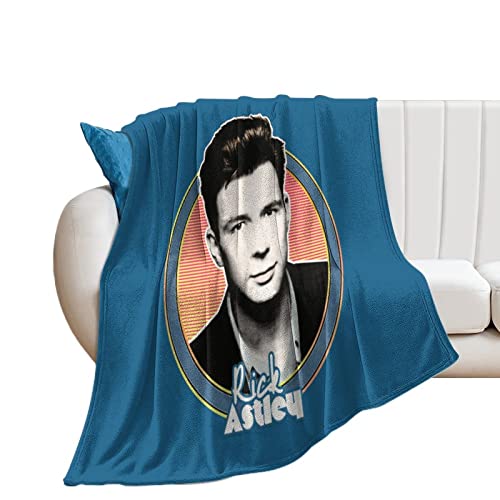 Rick Astley 80S Aesthetic Tribute Design Plush Warm Anti-Pilling Flannel Blankets Fit for Adults, Throw Blankets Warm Knee Blanket Bed Sheet 40"x50" von SHUYU