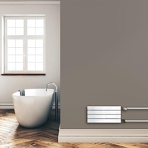 Paneelheizkörper Heizkörper Badheizkörper horizontal 298 x 600 seitlicher Anschluss (205 Watt nach EN442) von SHV