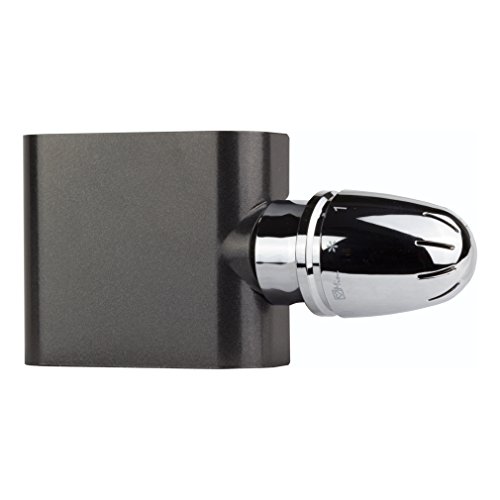 Ventil-Armaturen Set Multiblock Universal für Heizkörper Badheizkörper mit Mittelanschluss für Einrohrsystem (Eck (Rohre aus der Wand), Anthrazit) von SHV