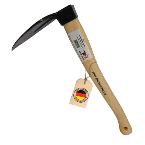 Herzhacke - Geschmiedeter Stahl, kurzer 45cm Eschenholzstiel, Ideal für Gartenarbeit von SHW-FIRE von SHW-FIRE