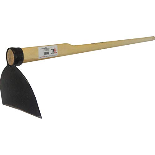SHW-FIRE Weinberghacke - Breite Gartenhacke mit langem 135cm Eschenholzstiel - Erstklassig geschmiedet von SHW-FIRE