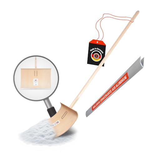 SHW-FIRE | Schneeschieber mit 50cm Schaufel und 150 cm Ovalstiel, robuste Sperrholz-Schaufel mit Aluminiumschutzkante und Ersatzkante Premium Schneeschaufel mit Klemmfix-System | Made in Germany SHW-FIRE | Schneeschieber mit 50cm Schaufel und 150 cm Ovalstiel, robuste Sperrholz-Schaufel mit Aluminiumschutzkante und Ersatzkante Premium Schneeschaufel mit Klemmfix-System | Made in Germany von SHW-FIRE