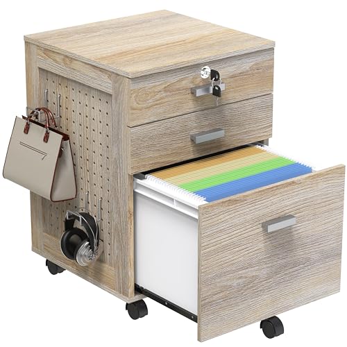 SHW Box Box Aktenschrank mit seitlicher Stecktafel und einer abschließbaren Schublade, Ahorn von SHW