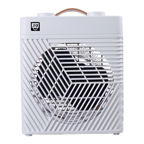Heizlüfter mit Thermostat 2000W SHXHL20ST | klein und handlich | tragbar | Kipp- und Überhitzungschutz von SHX
