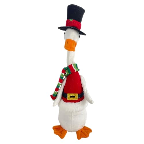 SHX Singende & schaukelnde Weihnachtsente | 40 cm Deko-Ente mit Musik & Bewegung | Geräuschaktiviert, batteriebetrieben, lustiges SHX Singende & schaukelnde Weihnachtsente | 40 cm Deko-Ente mit Musik & Bewegung | Geräuschaktiviert, batteriebetrieben, lustiges von SHX