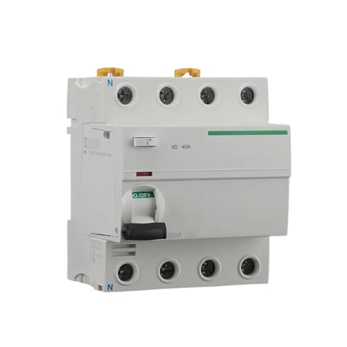 Elektrischer RCCB 4P 25A 40A 63A 80A 100A Fehlerstromschutzschalter 30mA 300mA Typ AC(100A 30mA) von SHYEGUMUZA