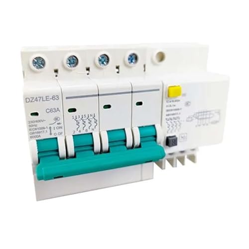Fehlerstromschutzschalter Hauptschalter mit Überspannungsschutz 1P 2P 3P3P+N 4P AC400V RCBO MCB SPD(2P,125A) von SHYEGUMUZA