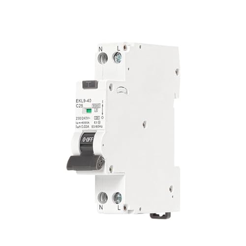 RCBO Typ A Fehlerstrom-Schutzschalter 6KA 1P + N 2P 16a 20a Kurve Mit Überstrom Leckage Schutz 30mA EKL9-40(13A) von SHYEGUMUZA