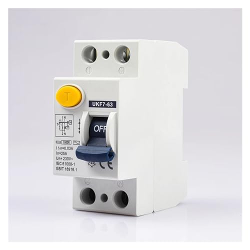 RCCB Elektromagnetischer Fehlerstromschutzschalter Erdschluss 2-polig 25A 40A 63A 80A RCD 30mA 300mA(32A 300mA) von SHYEGUMUZA