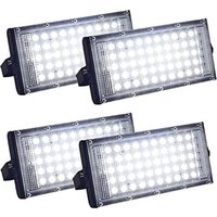 Set mit 4 superhellen LED-Außenstrahlern, IP66 wasserdicht - Tageslicht - LED-Flutlicht Set mit 4 superhellen LED-Außenstrahlern, IP66 wasserdicht - Tageslicht - LED-Flutlicht von SHYF