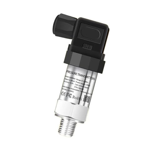 Drucktransmitter 4 bis 20 mA 0 10 V 0–600 bar Wasser Öl Kraftstoff Luftdruckwandler Sensor G1/4 RS485 Drucktransmitter (Color : 0-5V Output, Size : 0-40Mpa) von SHYISY