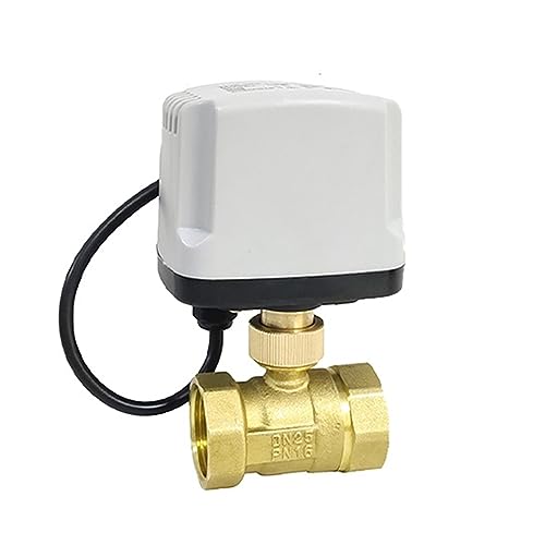 Elektrische Kugelhähne Wi-Fi Smart Wasserdichter motorisierter Kugelhahn IP65 Timing Wasser Smart Switch mit Smart Life AC220V (Size : 1") von SHYISY