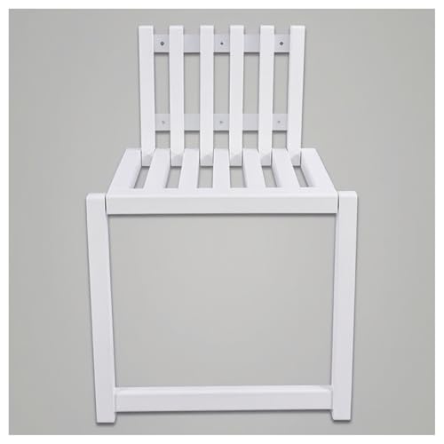 SHYM Klappstühle Aus Massivholz H 42cm mit Einer Tragkraft Von 150 Kg Verdeckter an der Wand Montierter Klappstuhl mit Beinen 90° Klappmechanismus 4 cm Dicker Schuhwechselhocker von SHYM