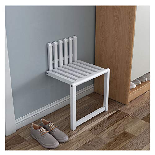 Wand Klappstuhl Unsichtbarer Schuhwechsel Hocker aus Massivholz Kann Zum Schuhwechsel Verwendet Werden Spart Platz Das Maximale Gewicht Beträgt 150 Kg von SHYM