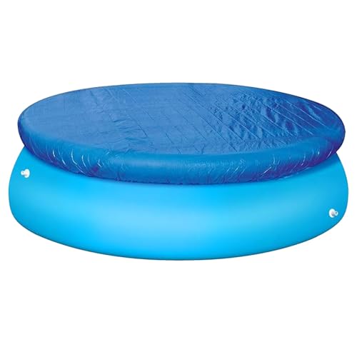 3 m runde Poolabdeckung, Schwimmbadabdeckung, einfaches Set, staubdichter Poolschutz für aufblasbare Pools und oberirdische Pools (305 cm) von SHYSBV
