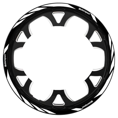 Reflektierender Aufkleber Für Motorrad-Radnaben Für B&MW F900R F800R F900XR S1000RR S1000R S1000XR R1200R R1250RS Felgenstreifenband Felgenaufkleber(Farbe 14) von SHYYBD