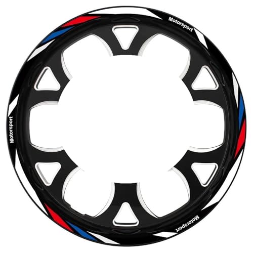 Reflektierender Aufkleber Für Motorrad-Radnaben Für B&MW F900R F800R F900XR S1000RR S1000R S1000XR R1200R R1250RS Felgenstreifenband Felgenaufkleber(Farbe 8) von SHYYBD