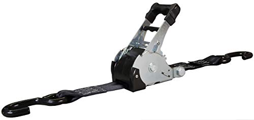 Spanngurt ZurrMatic mit Aufrollautomatik und S-Haken 50 mm breit, 3,0 m lang, 1500 daN - einteilig - schwarz Spanngurt ZurrMatic mit Aufrollautomatik und S-Haken 50 mm breit, 3,0 m lang, 1500 daN - einteilig - schwarz von SHZ