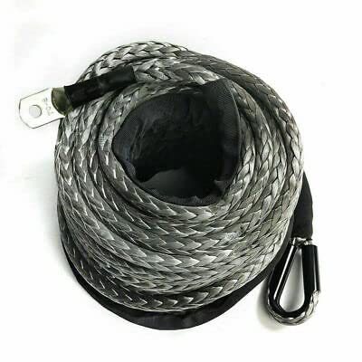 10mm*30m Windenseil Kunststoffseil Seilwinde Offroad Synthetikseil Hochmolekulares Polyethylen Winch Rope 23809LBS 150 ℃ von SHZICMY