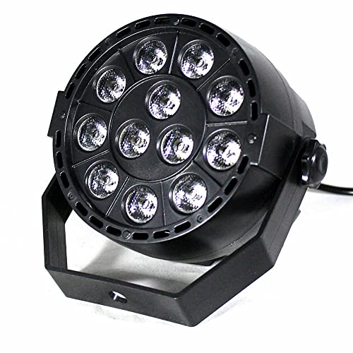 12eye x3W LED mini Bühnenbeleuchtung Show,Partylicht DJ Licht LED R-G-B*W Par Licht DMX512 DJ Disco Lampe für Party Hochzeit Club Bar Show von SHZICMY