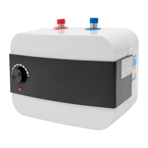 1500W Elektrische Durchlauferhitzer, 6L Untertischboiler 0-65°C Klein Elektrische Warmwasserbereiter mit LED-Display, für den Einsatz unter Küchenspülen und Waschbecken von SHZICMY
