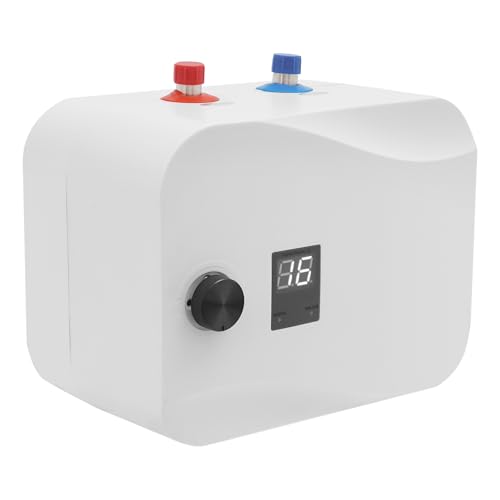 1500W Elektrische Durchlauferhitzer, 6L Untertischboiler 30-65°C Klein Elektrische Warmwasserbereiter mit LED-Display, für den Einsatz unter Küchenspülen und Waschbecken 1500W Elektrische Durchlauferhitzer, 6L Untertischboiler 30-65°C Klein Elektrische Warmwasserbereiter mit LED-Display, für den Einsatz unter Küchenspülen und Waschbecken von SHZICMY