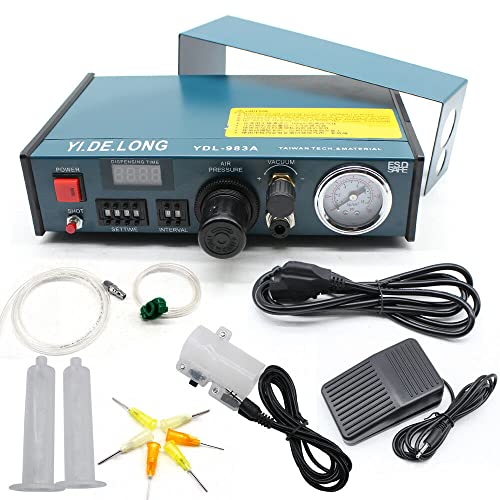 220V Automatic Glue Dispenser Solder Paste Liquid Controller Dropper Professioneller Präziser Klebstoffspender Flüssigkeitsspender YDL-983A von SHZICMY