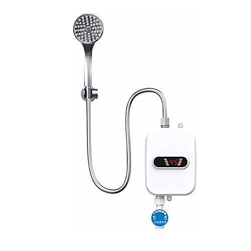 3500W Mini Elektrischer Durchlauferhitzer mit Duschkopf Kit Warmwasserbereiter Sofort Durchlauferhitzer für Dusche von SHZICMY