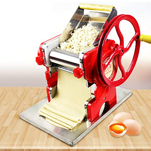 Nudelmaschine Pasta Maker Manuell Nudelmaschine Edelstahl Frische Pasta Walze Maschine Cutter für Spaghetti Nudeln von SHZICMY