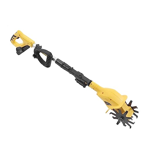 SHZICMY 20V Motorhacke Elektro Mini Bodenfräse Bodenhacke Bodenkrümler Gartenhacke Gartenfräse Kabellosen Kultivator Cultivator mit Batterie 2000mAh von SHZICMY