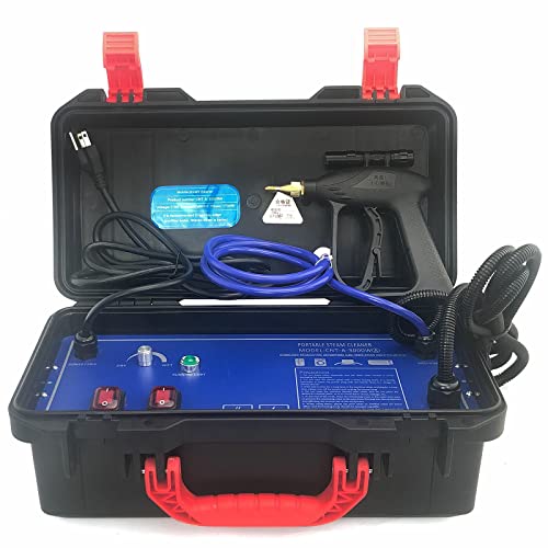 SHZICMY 3000W Dampfreiniger Handgerät, Tragbarer Multifunktionaler Dampfreiniger, Hochdruckreiniger Hochtemperatur Hochdruck, Fleckenentfernung für Küchenmöbel Badezimmer Auto SHZICMY 3000W Dampfreiniger Handgerät, Tragbarer Multifunktionaler Dampfreiniger, Hochdruckreiniger Hochtemperatur Hochdruck, Fleckenentfernung für Küchenmöbel Badezimmer Auto von SHZICMY