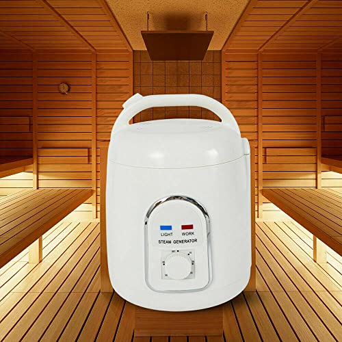 SHZICMY Sauna Dampferzeuger Tragbare Dampfgenerator Dusche Dampfbad Dampfdusche Dampfbäder Saunadampfer Dampfsaunen Generator Dampfmaschine mit Timer 900W 220V von SHZICMY