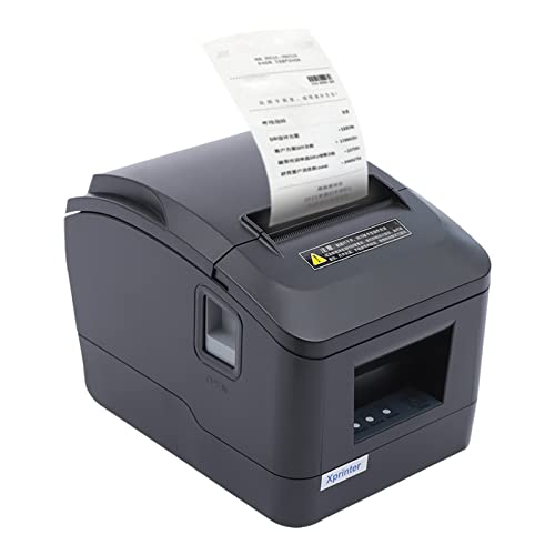 SHZICMY Thermodrucker Mini Kassendrucker USB Thermo Bondrucker 80mm Etikettendrucker Quittungsdrucker, Unterstützt Windows-Software, die auf ESC/POS Befehlen Basiert von SHZICMY